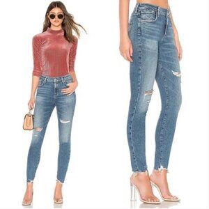 AGOLDE Sophie High Rise Skinny Crop